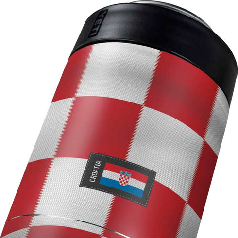 Croatia Soccer Flag Yeti Colster Can Insulator  Skin
